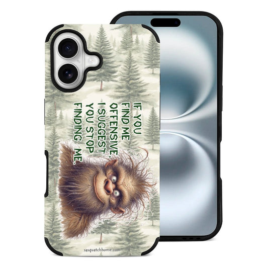 Bigfoot / Sasquatch "If you find me..", Microfiber iPhone 16 Cases