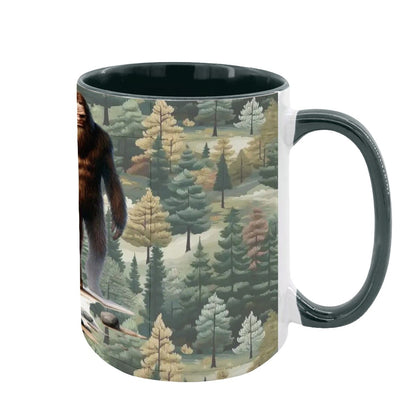 Sarcastic Sasquatch "Boo f_cking hoo", Large 15 Ounce Colorful Mugs – Made In USA