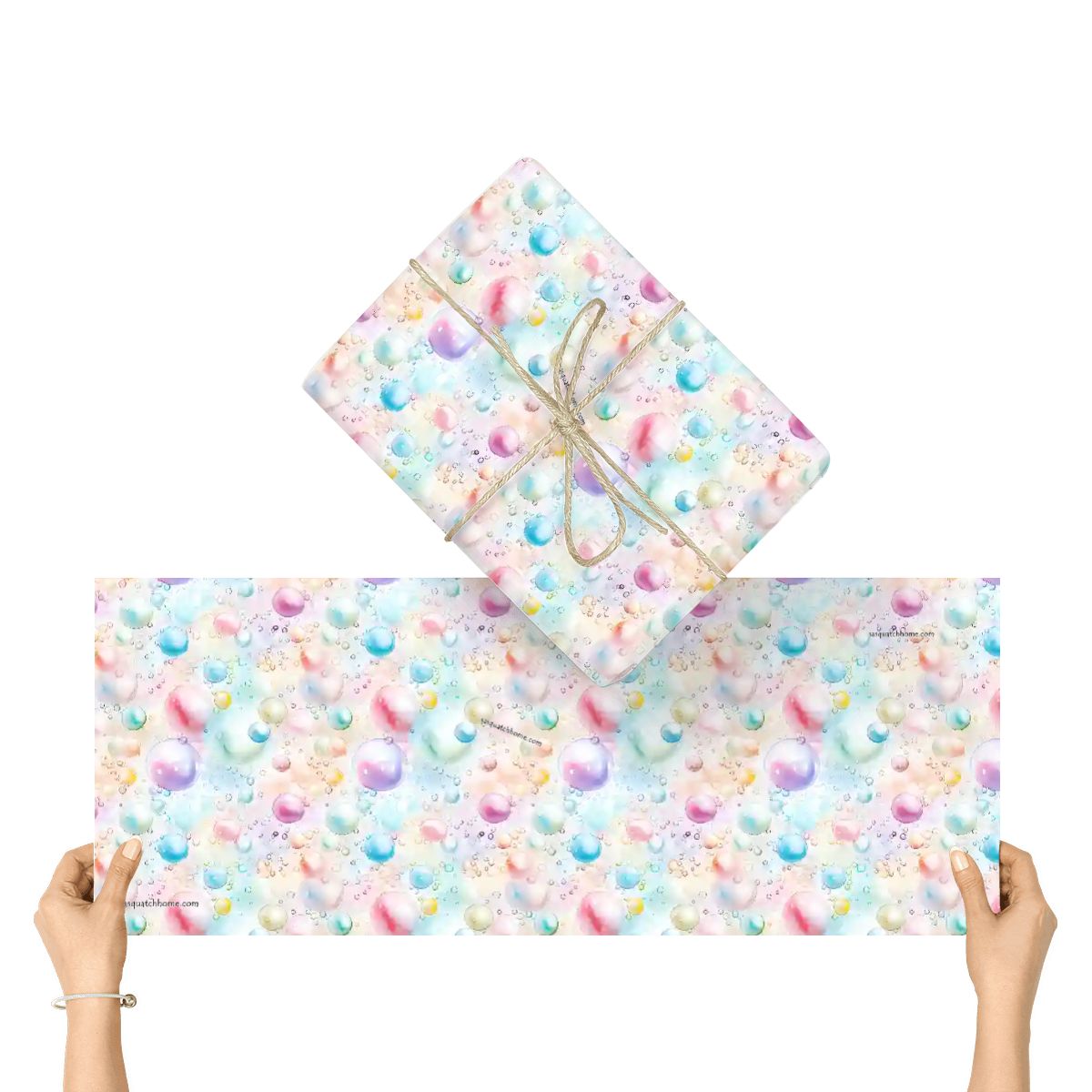 Bubbles, 3 Pack Gift Wrapping Paper Sheets