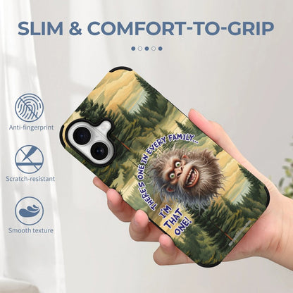 Bigfoot / Sasquatch "There's one in..", Microfiber iPhone 16 Cases