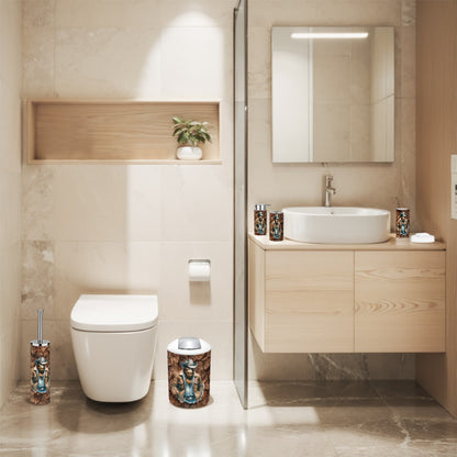 Cowboy Bigfoot / Sasquatch, 5 Piece Bathroom Décor Set