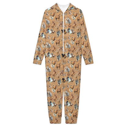 10 animal Designs, Youth Flannel Footless Zip up Pajama Jumpsuit