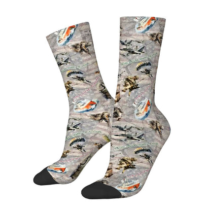 20 Misc Designs, Polyester Crew Socks
