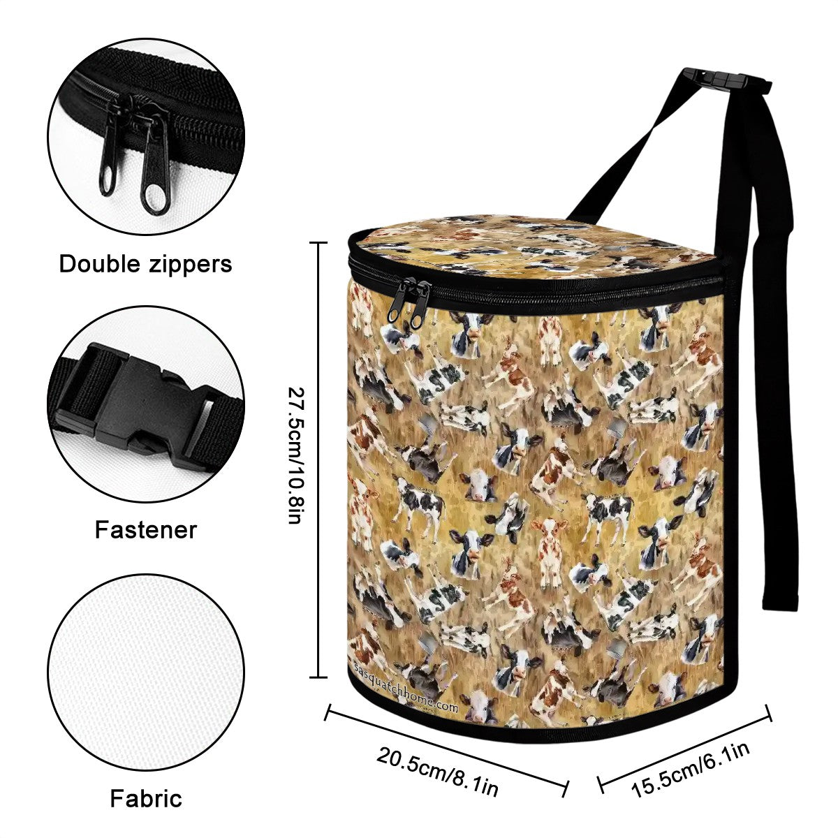 10 Animal Designs, Bucket-Shaped Car Trash Bag