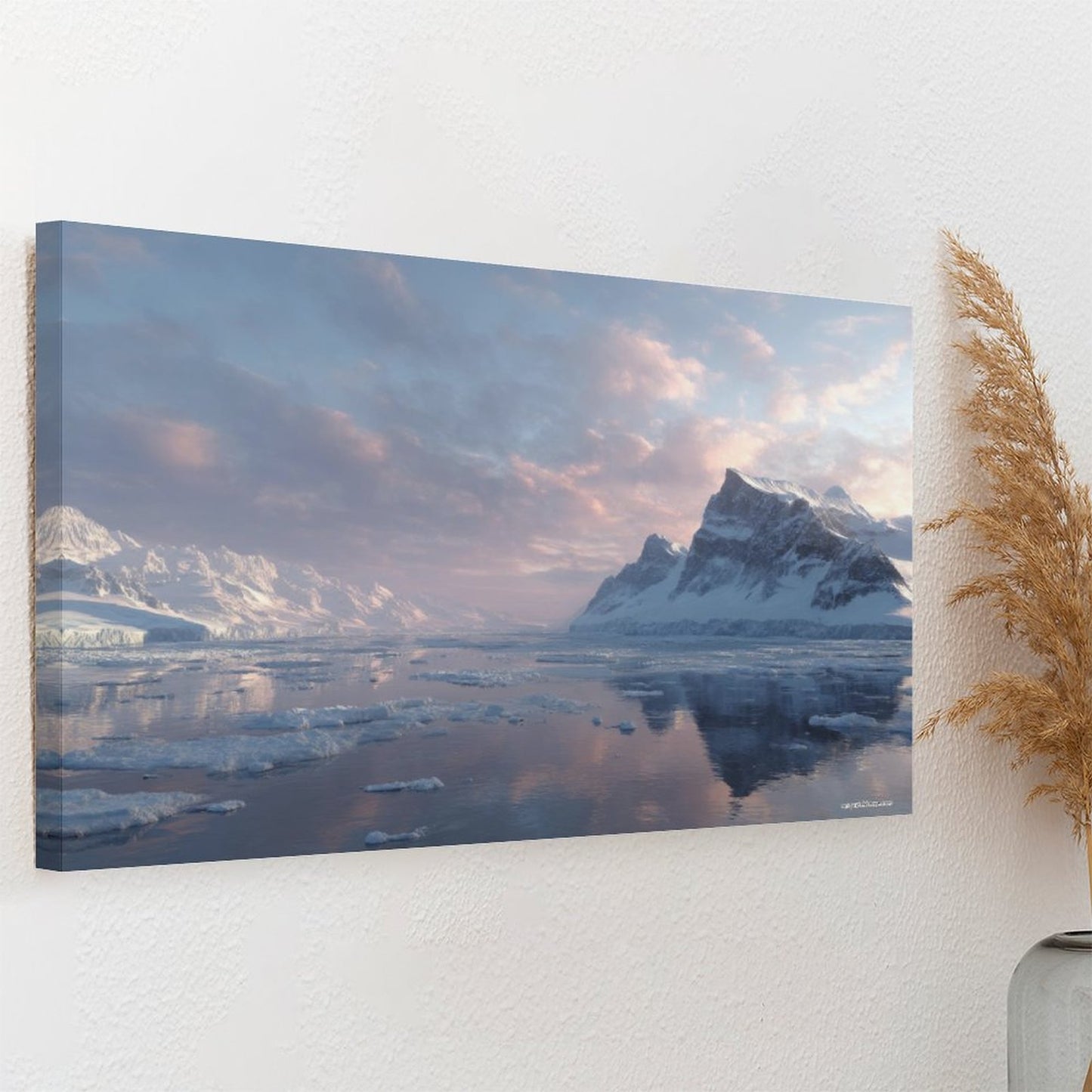 Arctic Beauty, Vintage Framed Canvas Art - 2 Sizes – Made in the USA