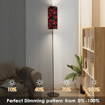 10 Beautiful Flower Designs, Floor Lamp Modern Standing Lamp (Made in USA)