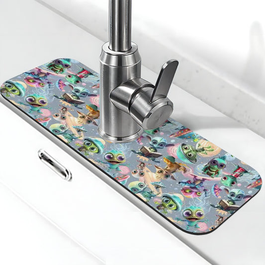 6 Alien Designs, Faucet Mat