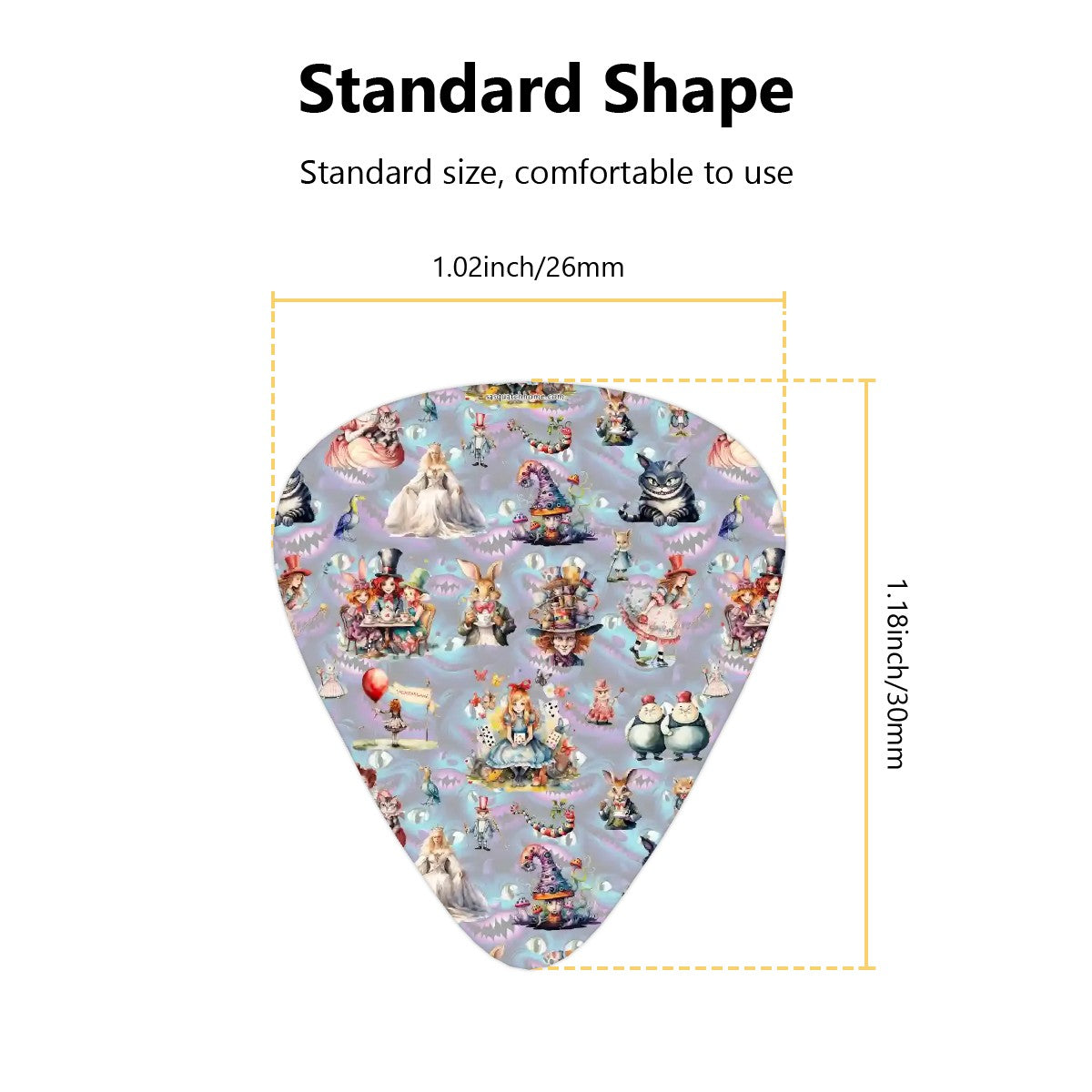 Guitar Picks, 12Pcs, Mystical Designs (20) Designs, 3 thicknesses