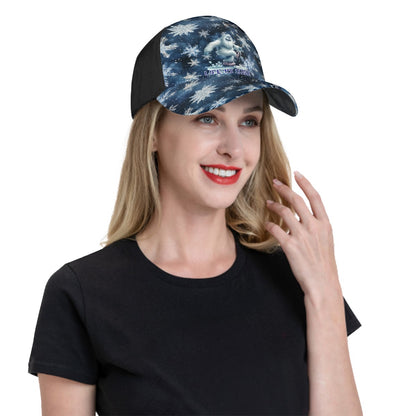 Bigfoot, Sasquatch, Yeti, "Life is good", Baseball Cap, Polyester Twill