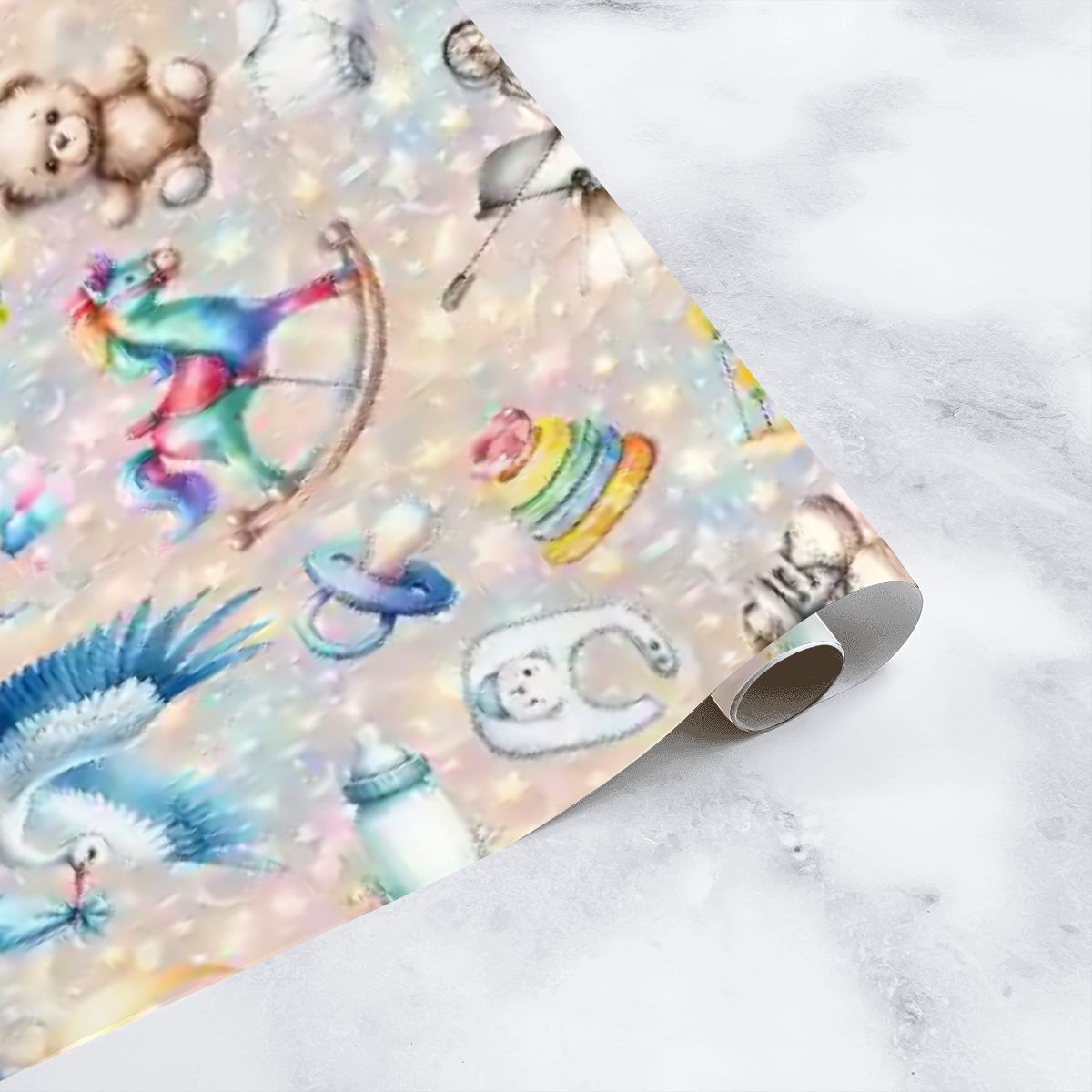 Toddler Birthday, 3 Pack Gift Wrapping Paper Sheets