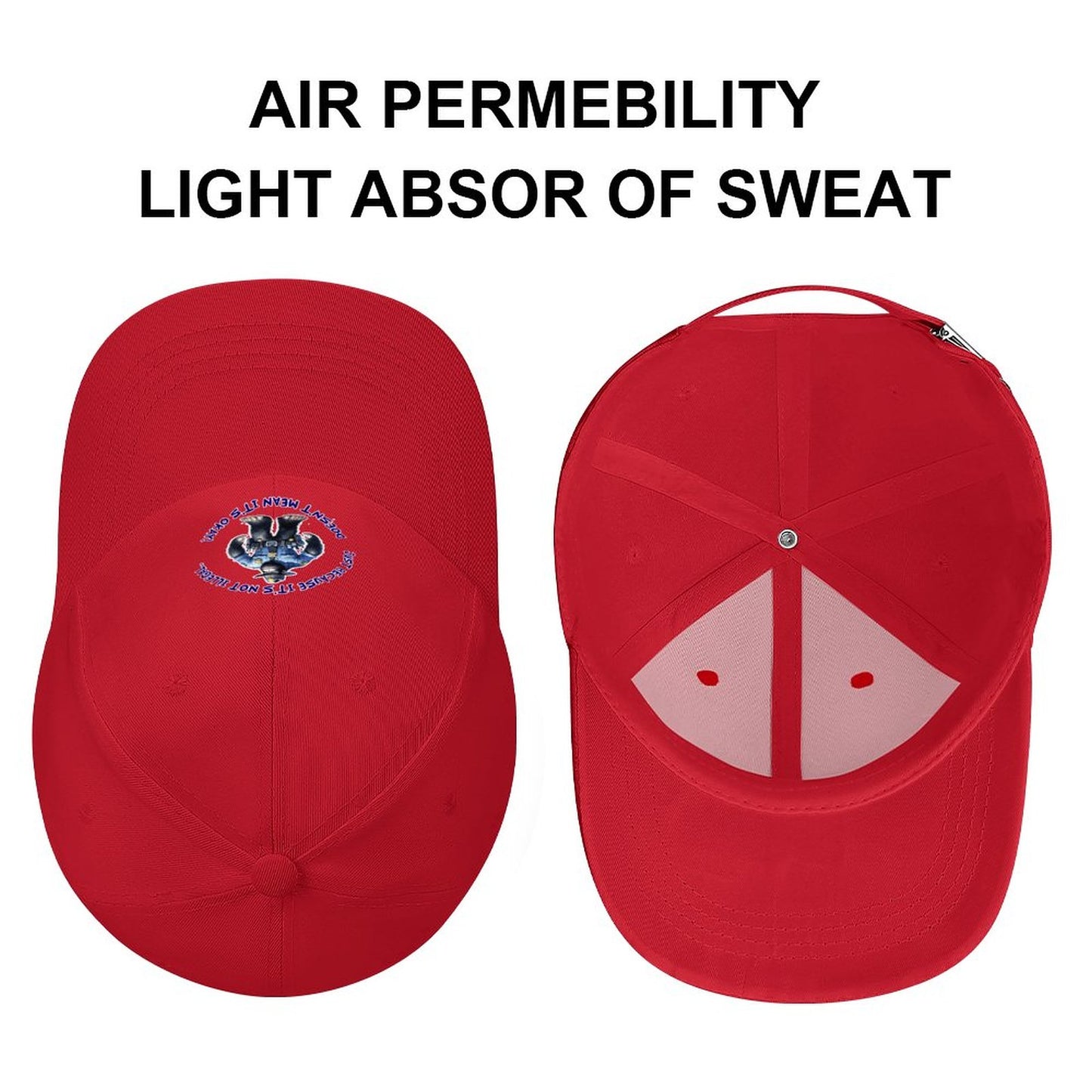 Bigfoot / Sasquatch “Just because..", Baseball Cap – 8 Colors