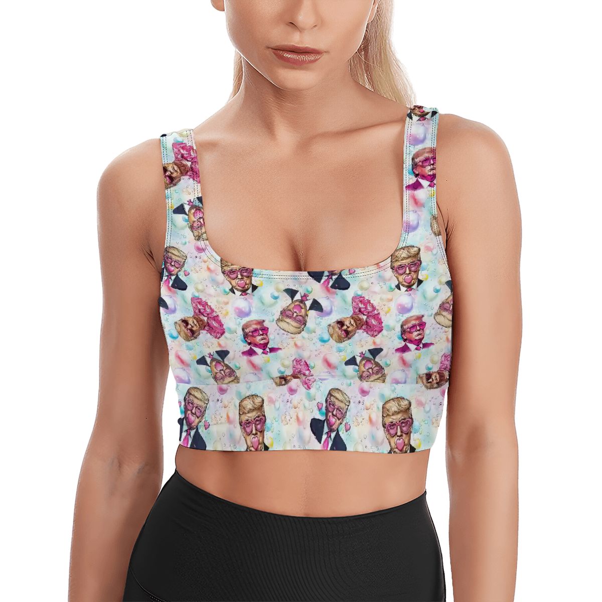 20 Donald Trump Designs, Traditional Sports Bra, Yoga Top