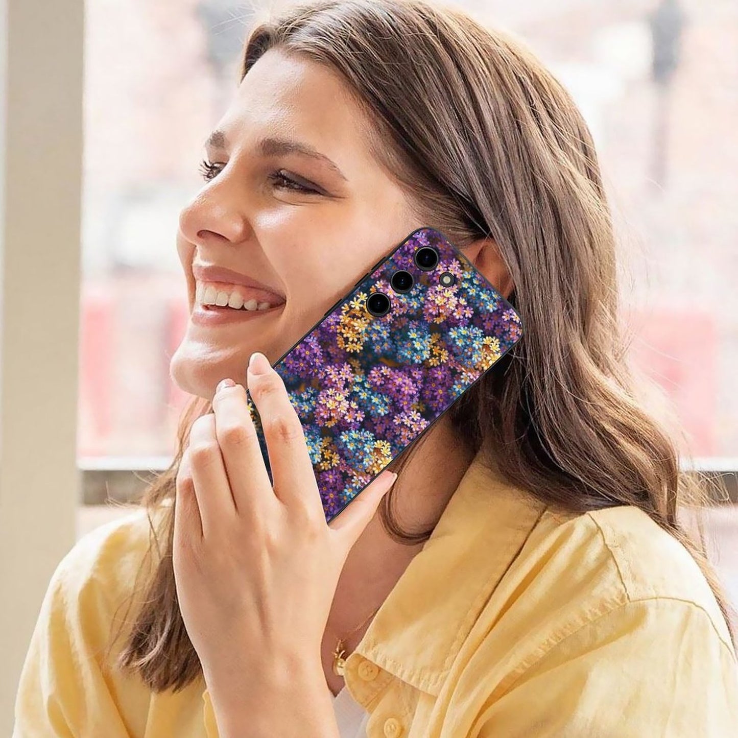 10 Flower Designs, Samsung S23 Series TPU Cell Phone Case