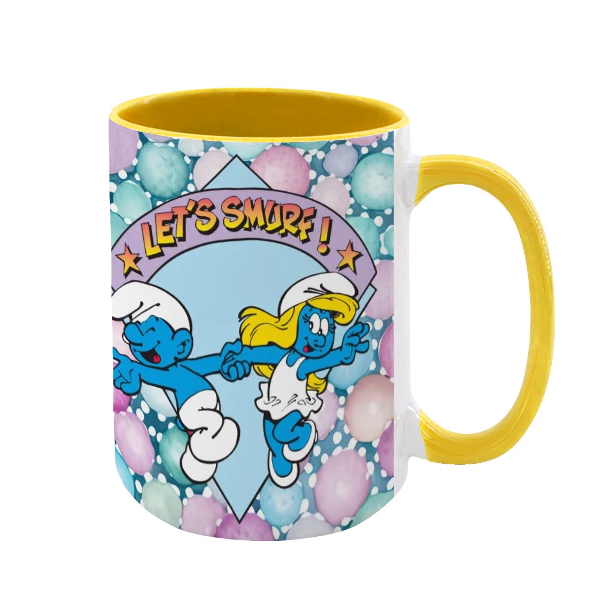 Smurf, Large 15 Ounce Colorful Mugs – Made In USA