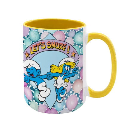 Smurf, Large 15 Ounce Colorful Mugs – Made In USA