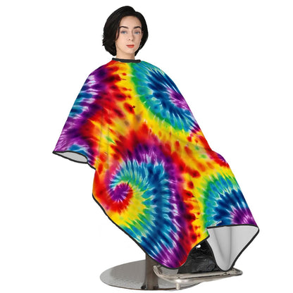 Adult Hair Cutting Cape - 19 Beautiful Tie Dye Designs