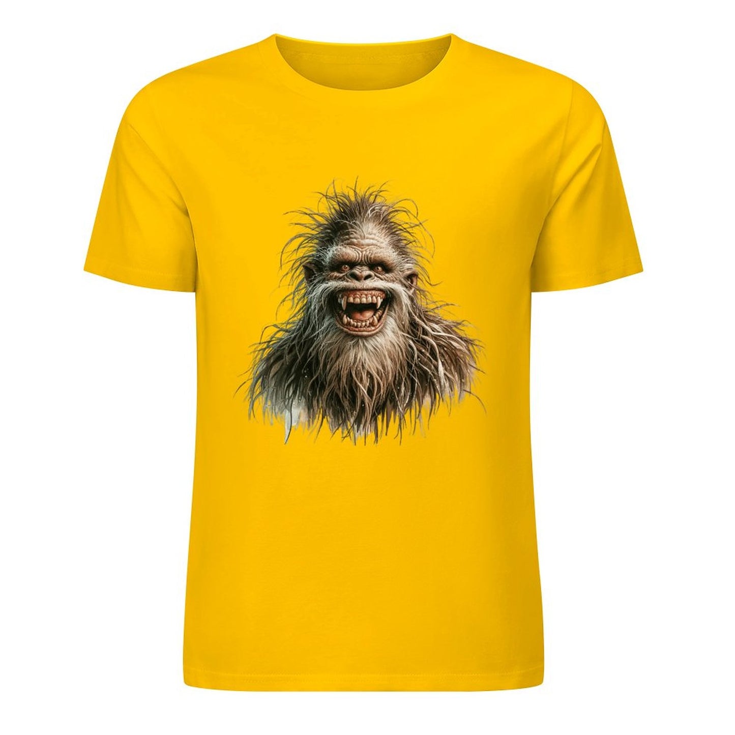 Bigfoot - Sasquatch Silly Short Sleeve Cotton T-Shirt