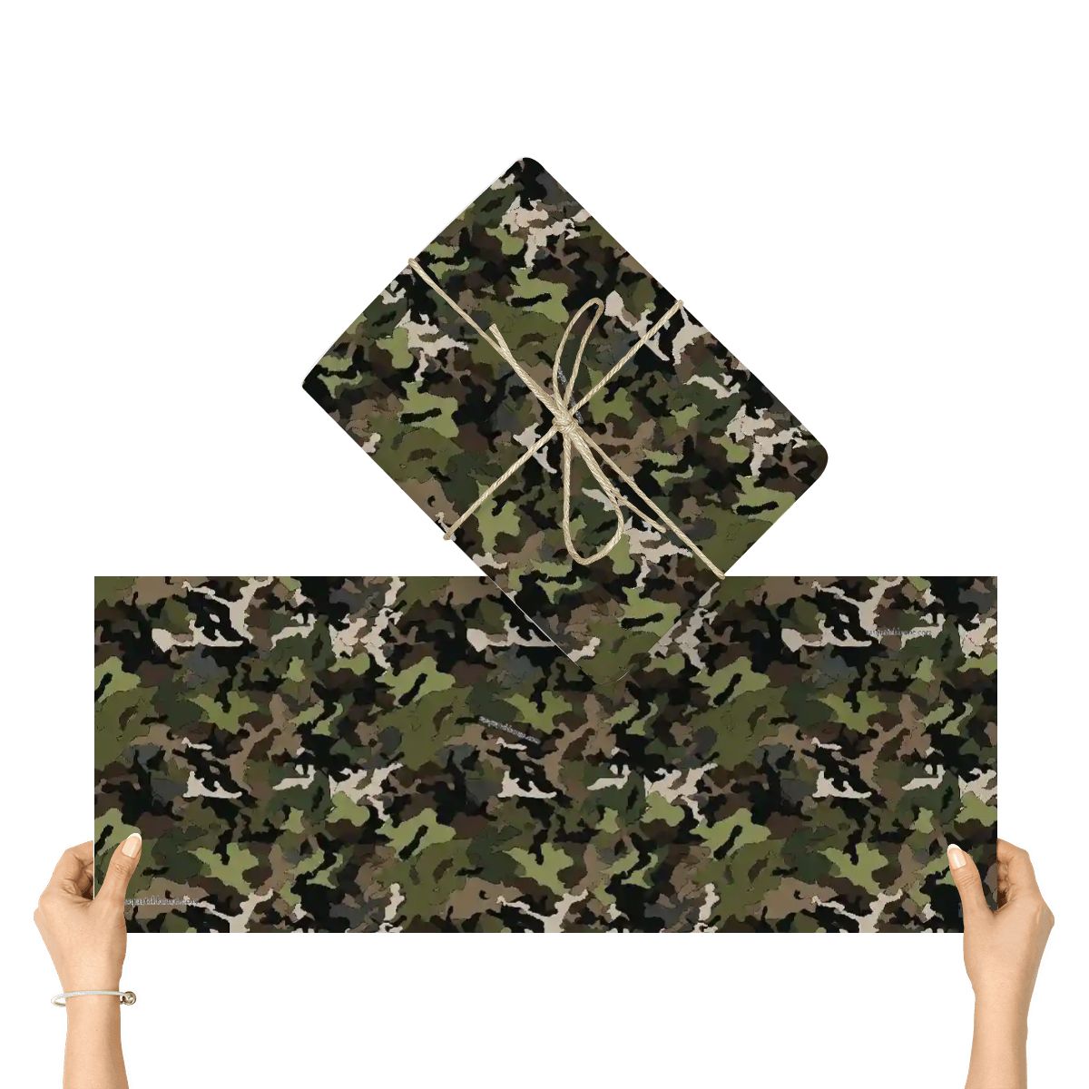 Camouflage, 3 Pack Gift Wrapping Paper Sheets
