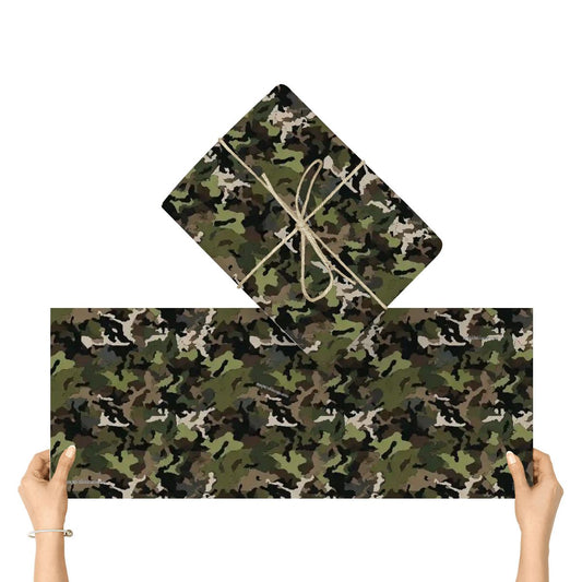 Camouflage, 3 Pack Gift Wrapping Paper Sheets