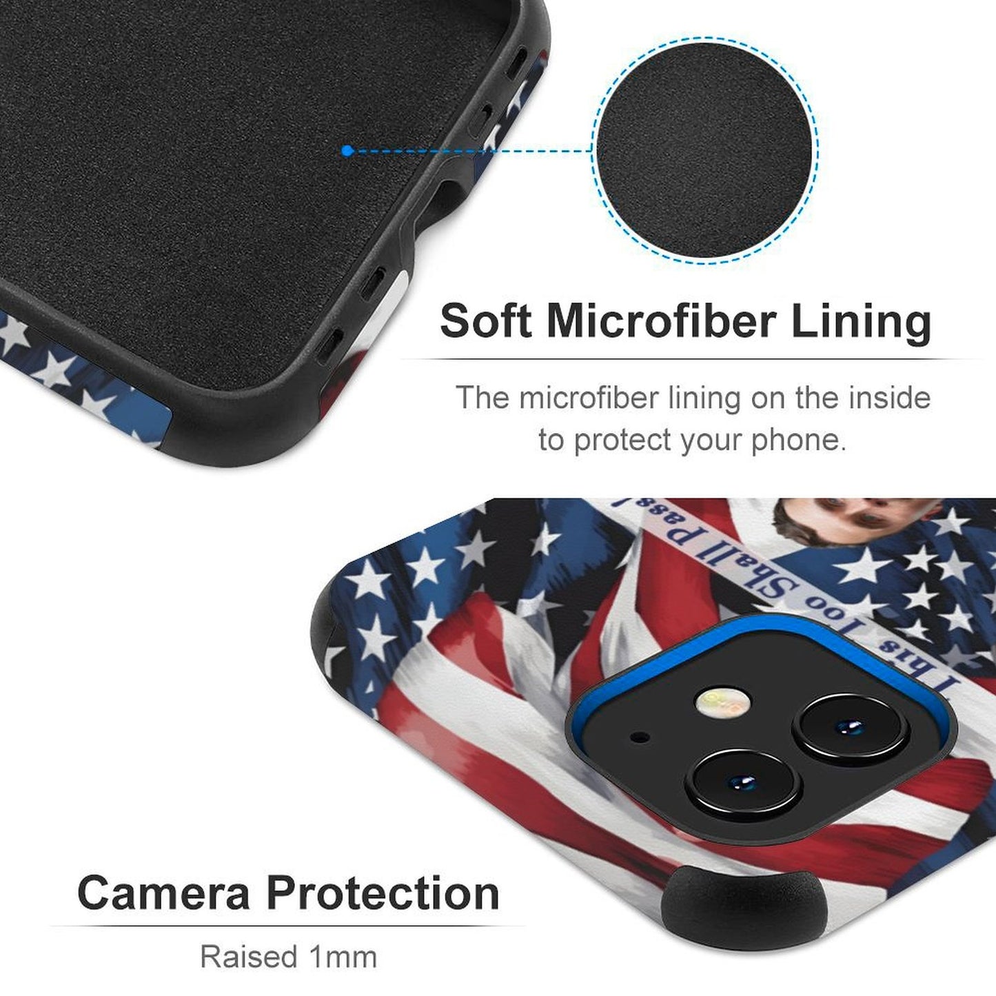 Charlie Kirk Memorial, Microfiber iPhone 11 Series