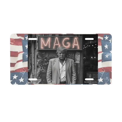 MAGA, Donald Trump - Automotive Vanity Plate, 12"x6", Aluminum License Plate