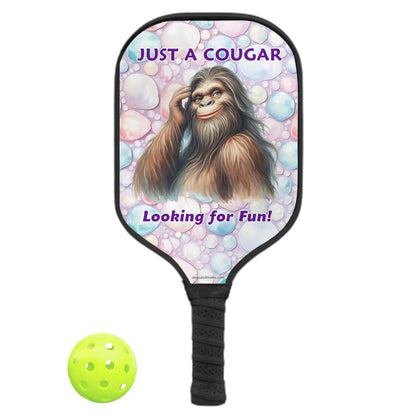 "Just a Cougar" Pickleball Paddle