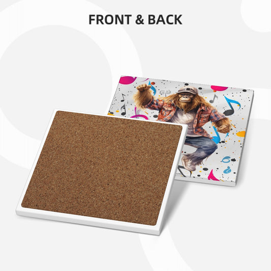 Square Ceramic Coasters 6 pcs