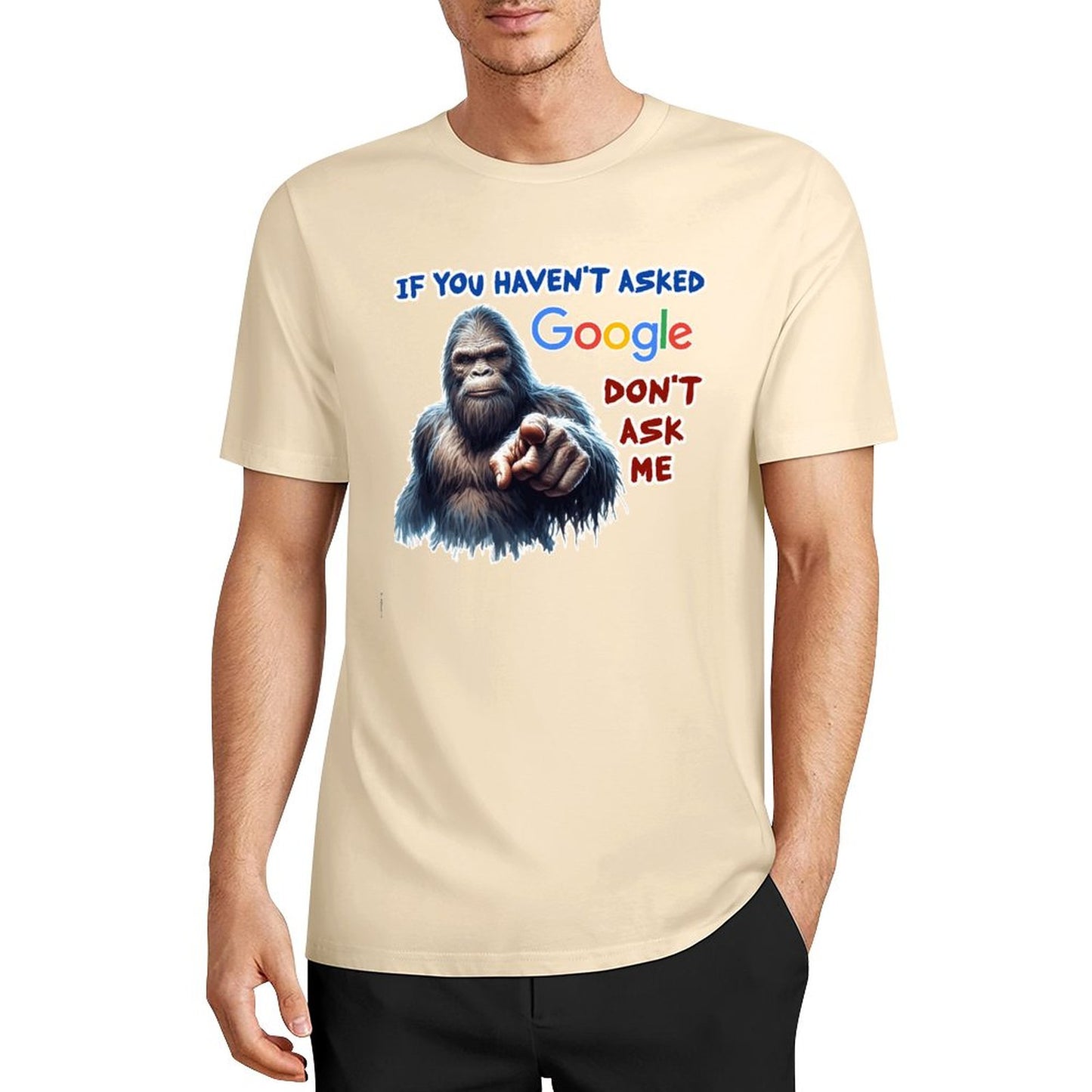 DTF 160gsm Cotton Men's Short Sleeve T-shirt (Front Printing)