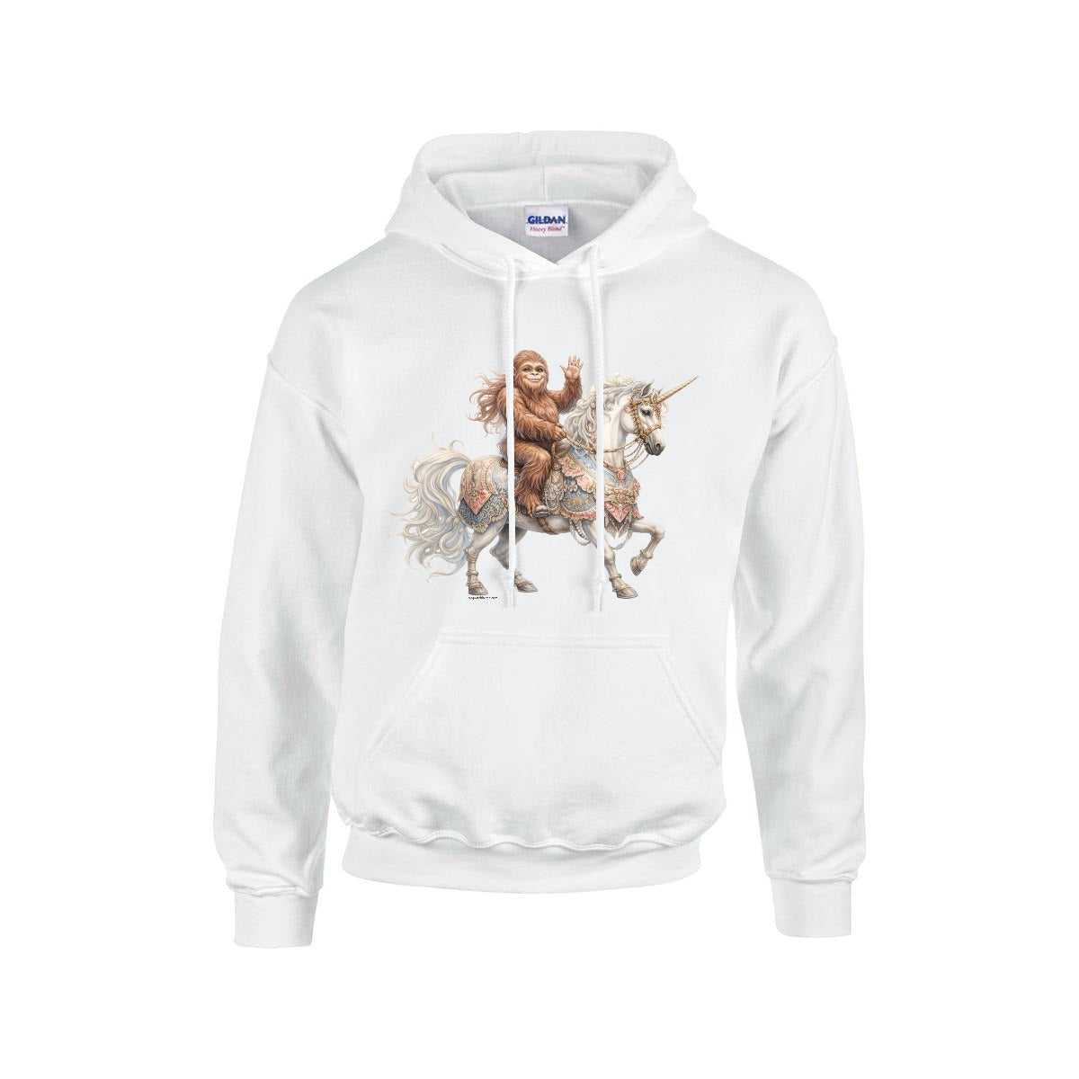 Sasquatch, Bigfoot Design, Gildan 18500 Poly-Cotton Hoodie