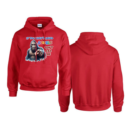 Sasquatch, Bigfoot Design, Gildan 18500 Poly-Cotton Hoodie