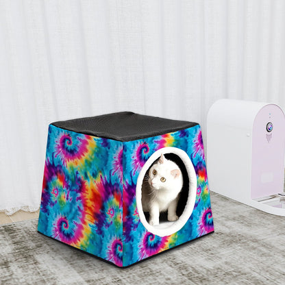 19 Tie Dey, Space Capsule Pet Bed