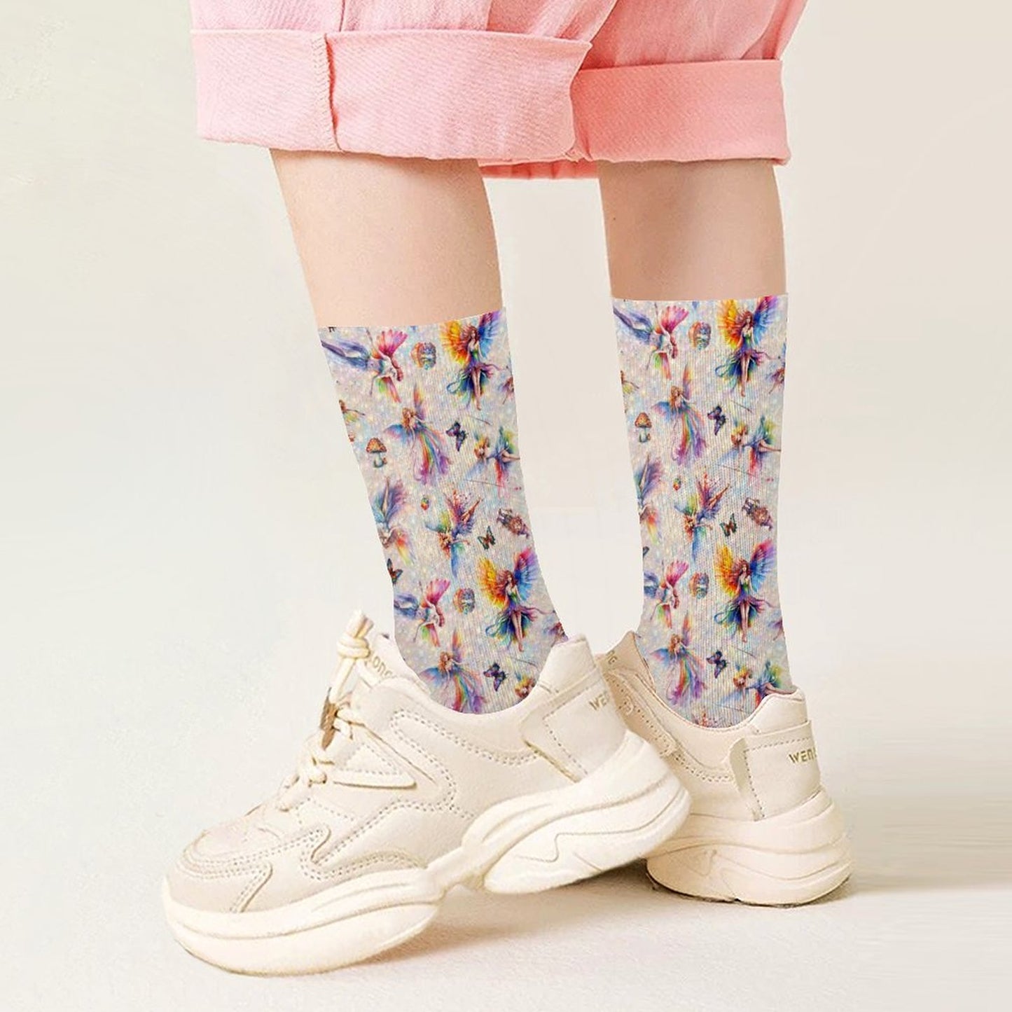 6 Fairy Designs, Children’s Polyester Socks