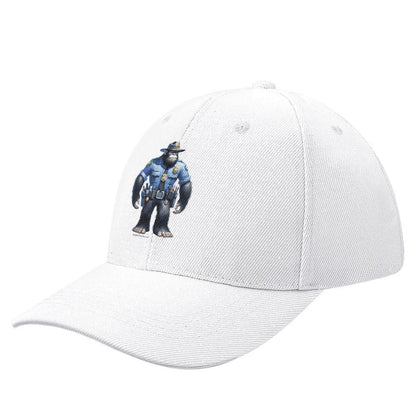 Bigfoot, Sasquatch Police Officer - Polyester Baseball Cap