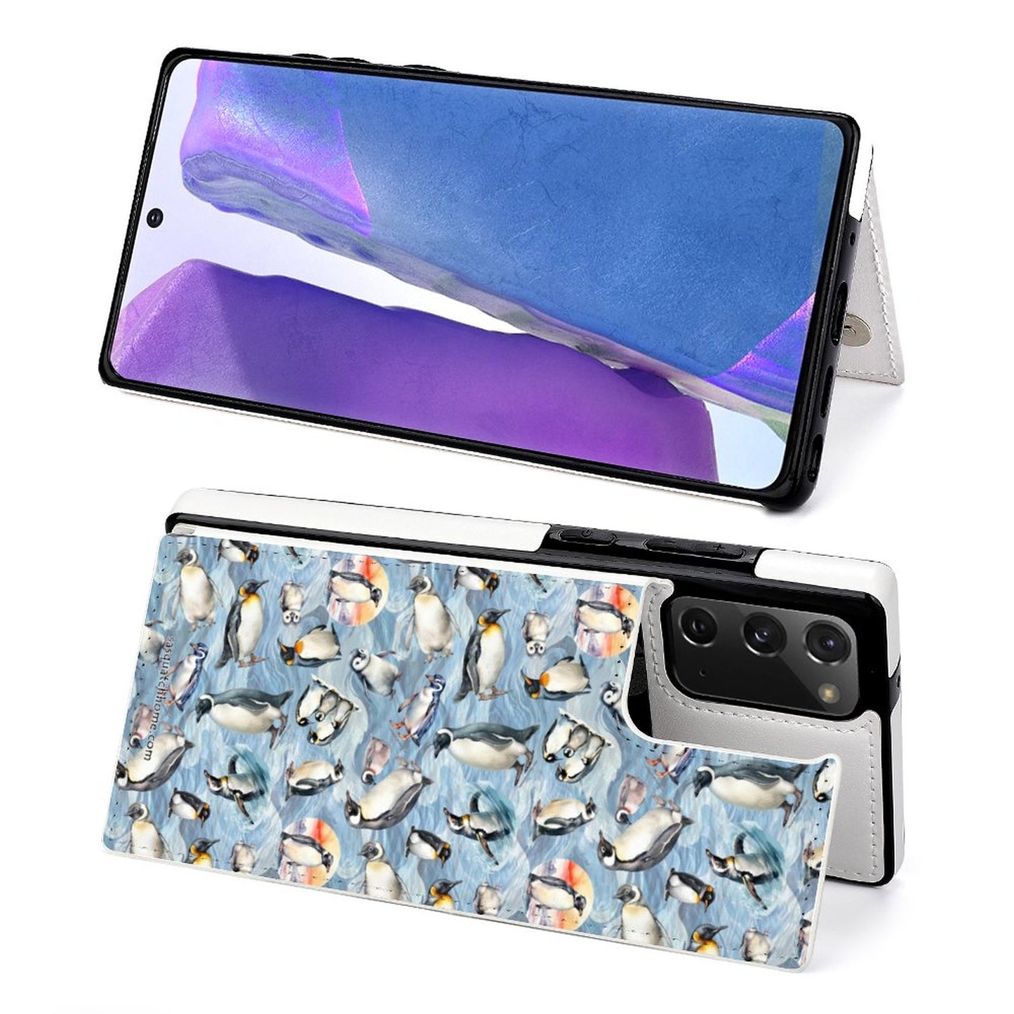 Samsung  Note20 Flip Phone Cases - 19 Animal (10) Desings