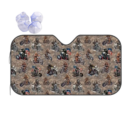20 Sasquatch / Bigfoot Designs, Auto Car Windshield Sun Shade