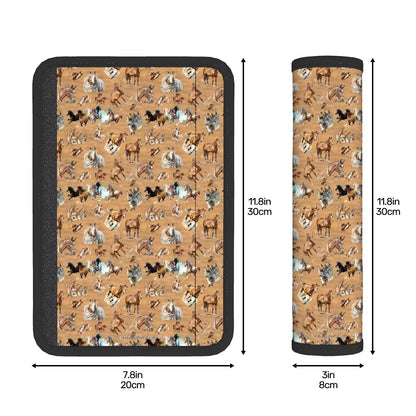 10 Animal Designs, Seat Belt Cover Pad For Adults 2 Pcs