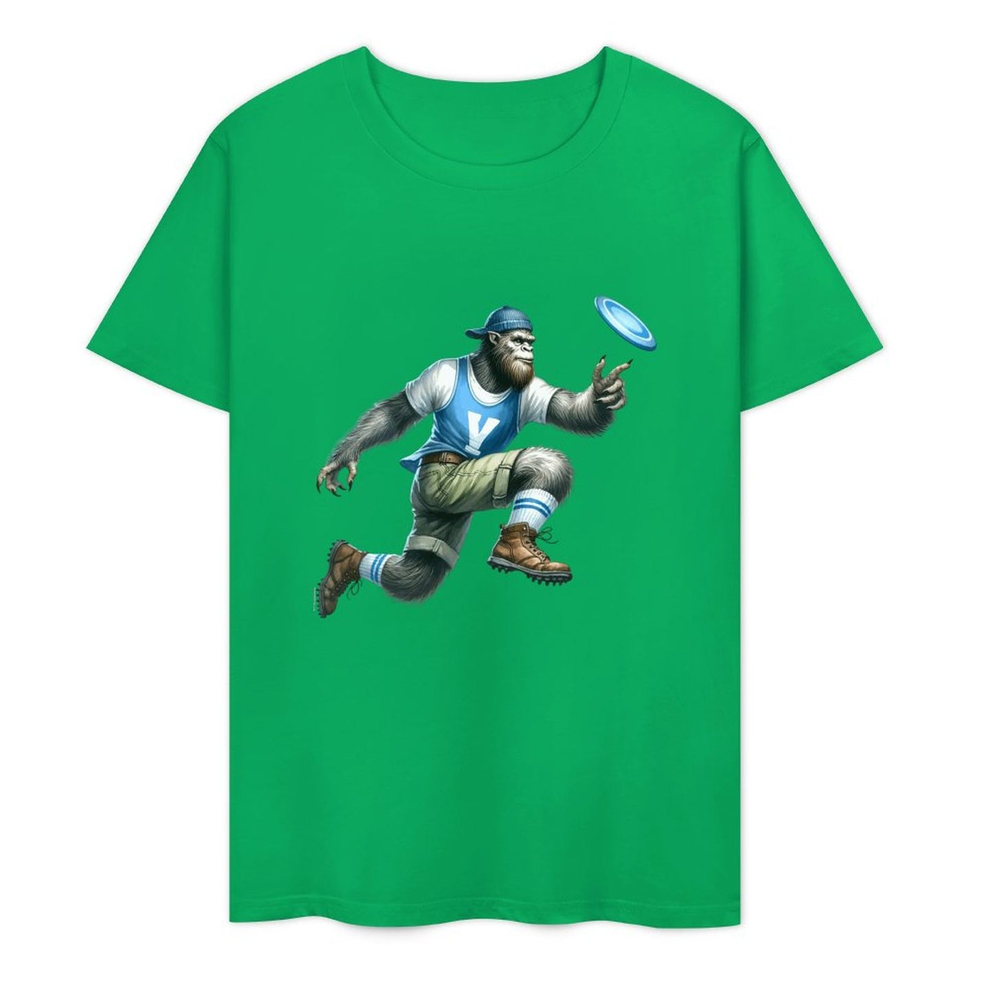 DTF 160gsm Cotton Men's Short Sleeve T-shirt (Front Printing)