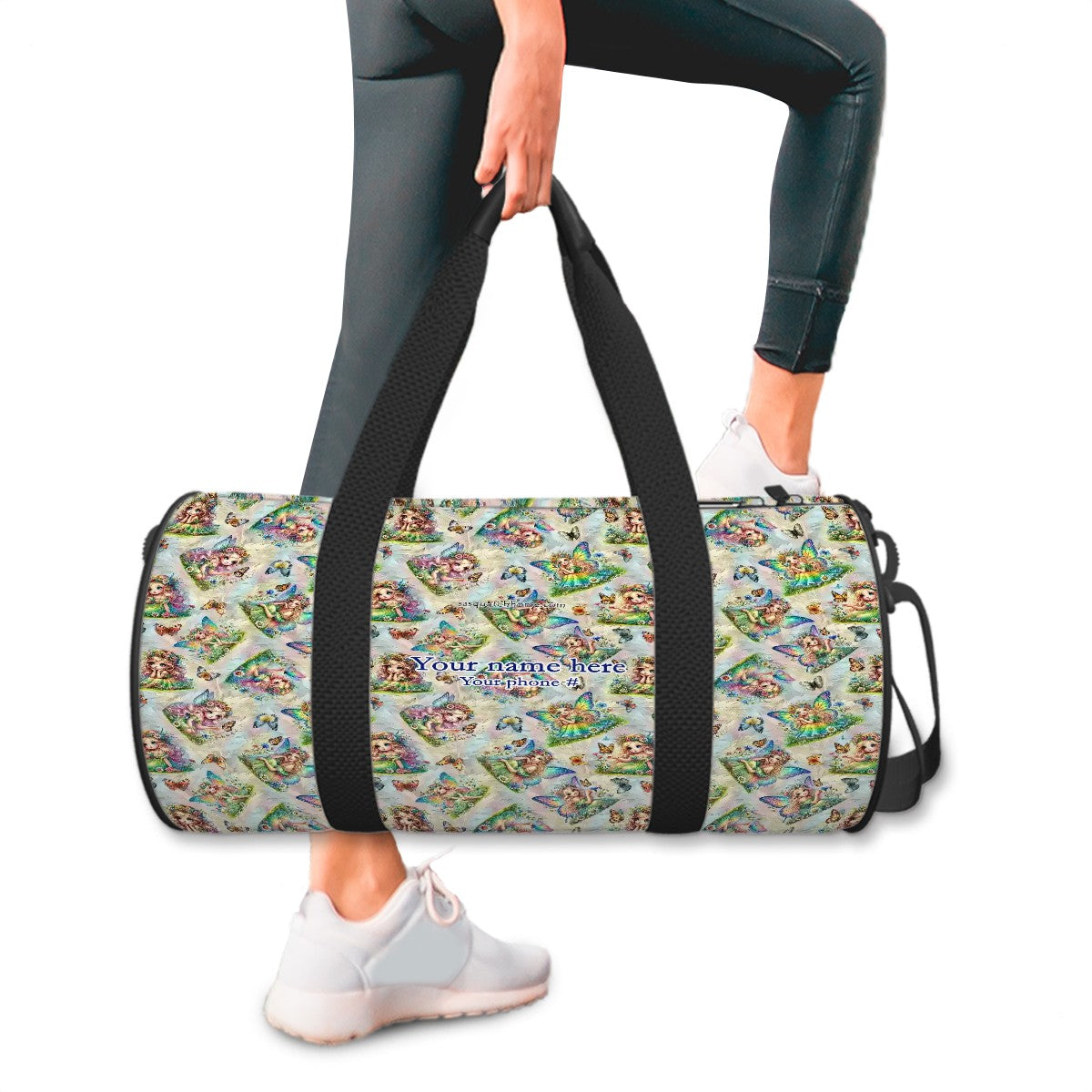 7 Fairy Designs, Large Capacity Duffle Bag, Sports Bag, Duffle, Travel Bag