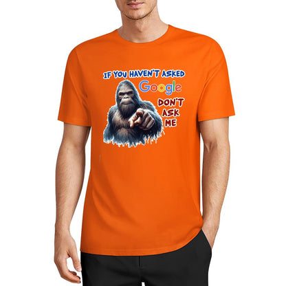 DTF 160gsm Cotton Men's Short Sleeve T-shirt (Front Printing)
