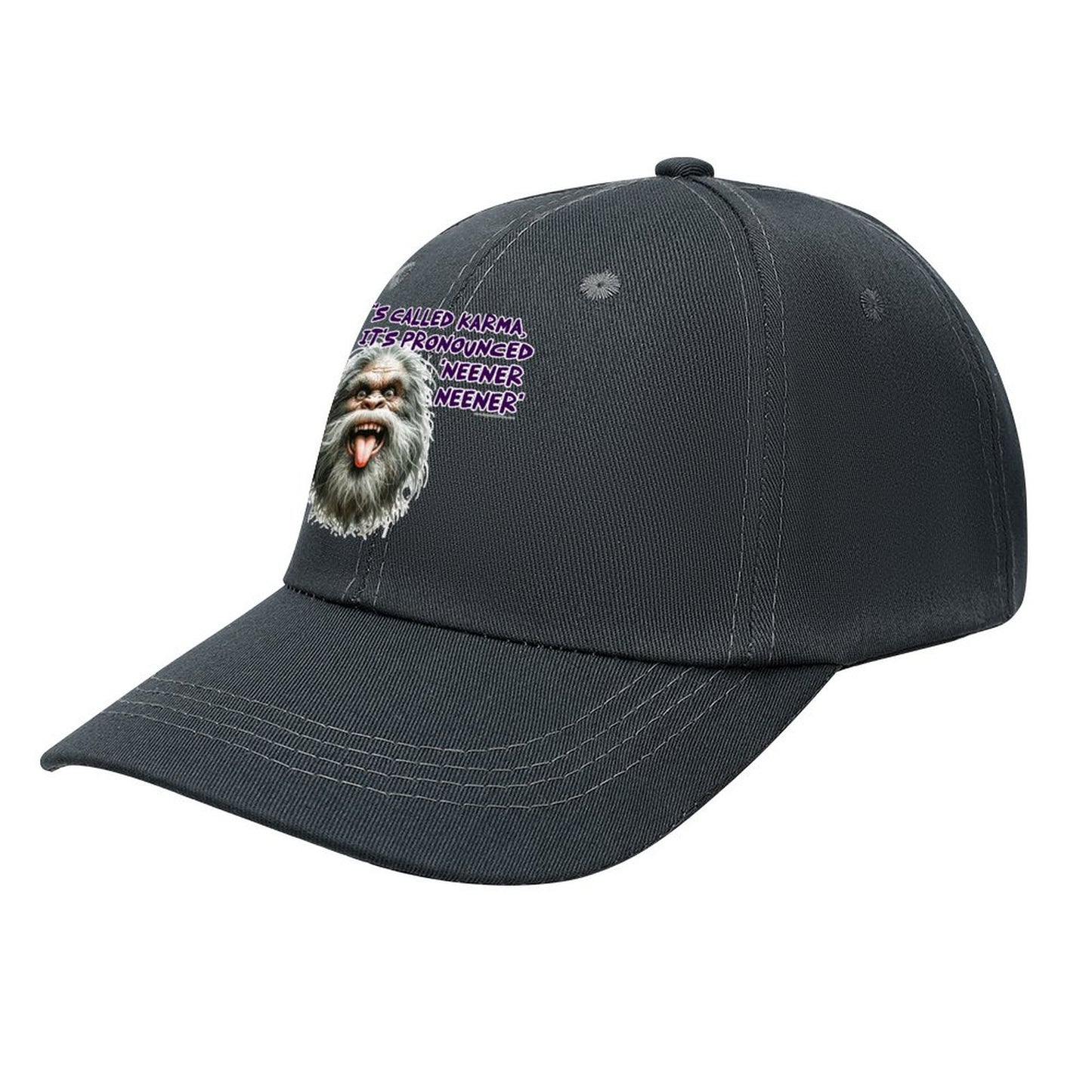 Bigfoot, Sasquatch “It's called karma..", Baseball Cap – 8 Colors