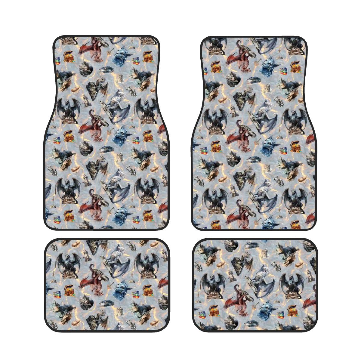 20 Misc Designs, 4 Piece Auto Floor Mats