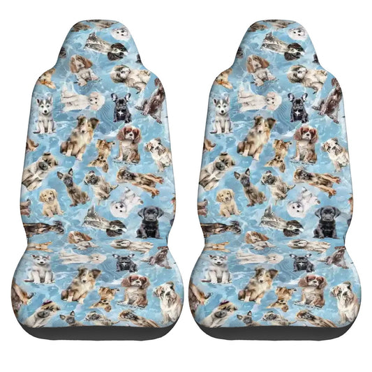 10 Animal Design, Set of 2 Front Auto Seat Cover