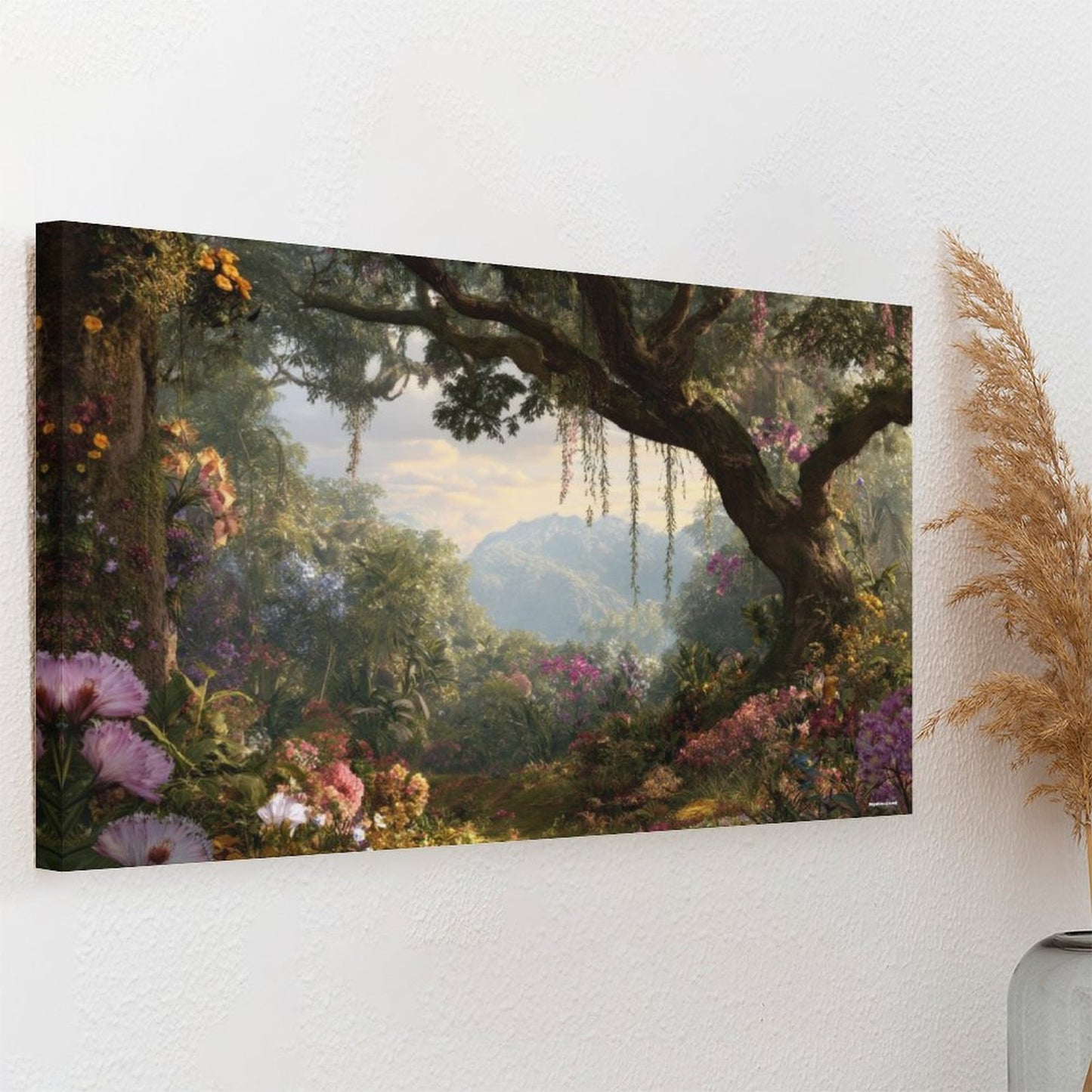 Forest Portal, Vintage Framed Canvas Art - 2 Sizes – Made in the USA