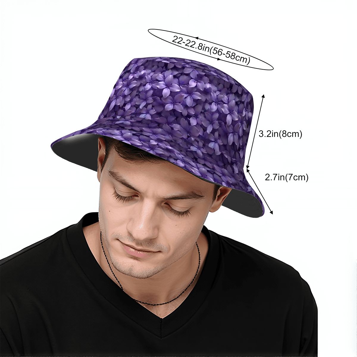 10 Flower Designs, Adult Bucket Hat
