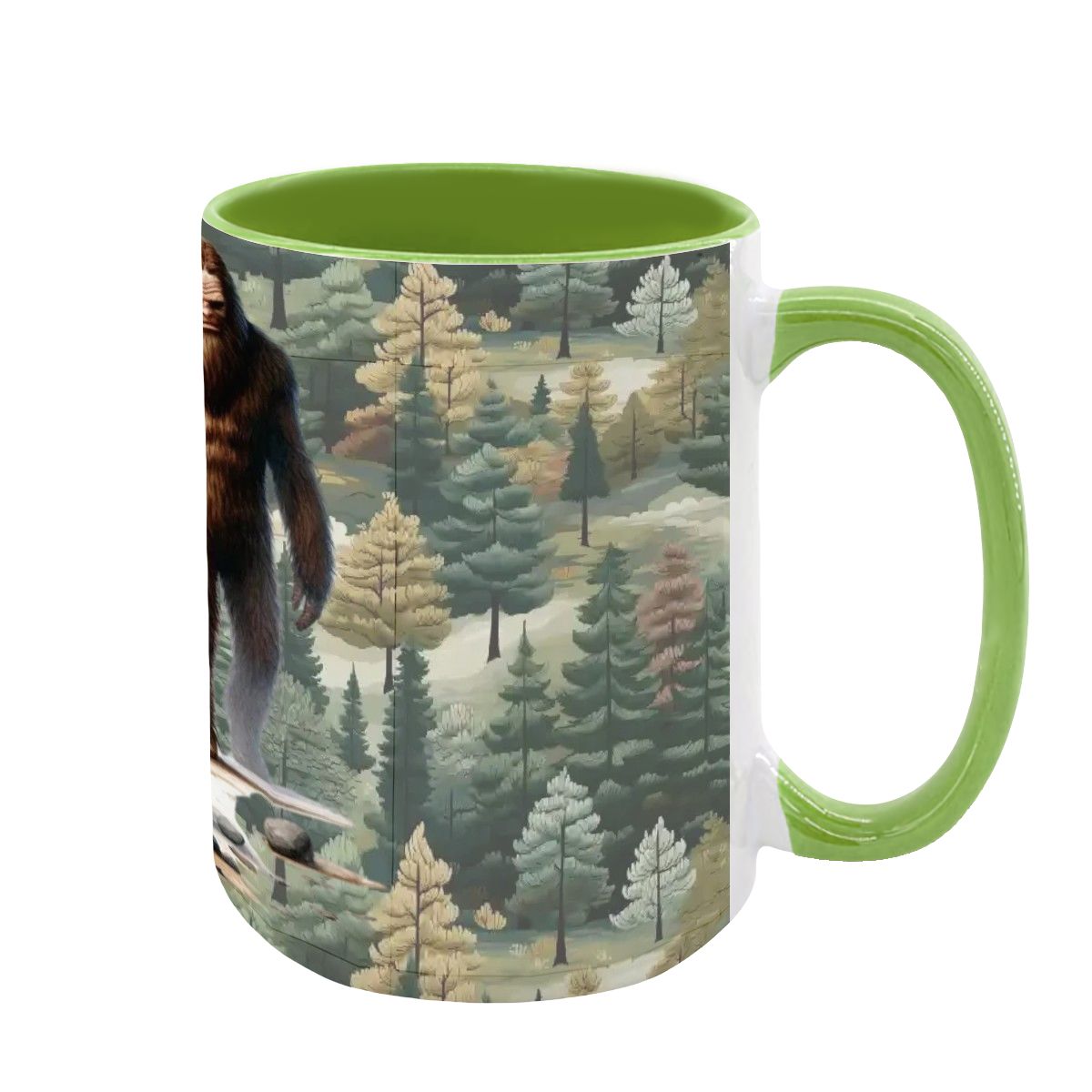 Sarcastic Sasquatch "Boo f_cking hoo", Large 15 Ounce Colorful Mugs – Made In USA