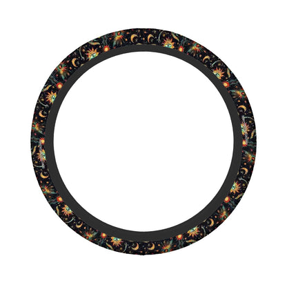 Astrology, Rugged Auto Steering Wheel Cover - 15"