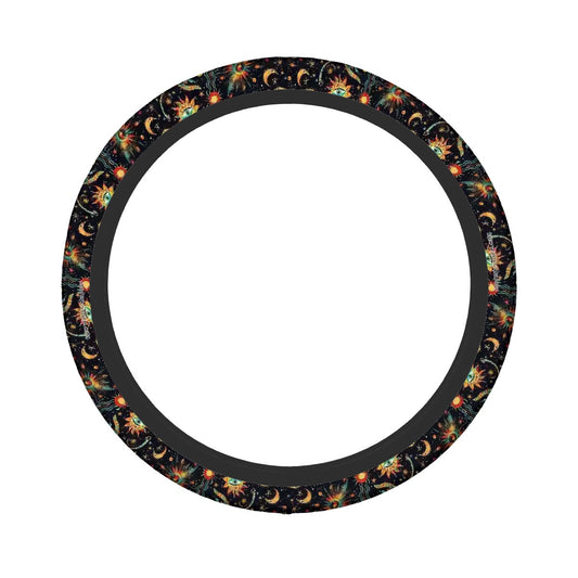 Astrology, Rugged Auto Steering Wheel Cover - 15"