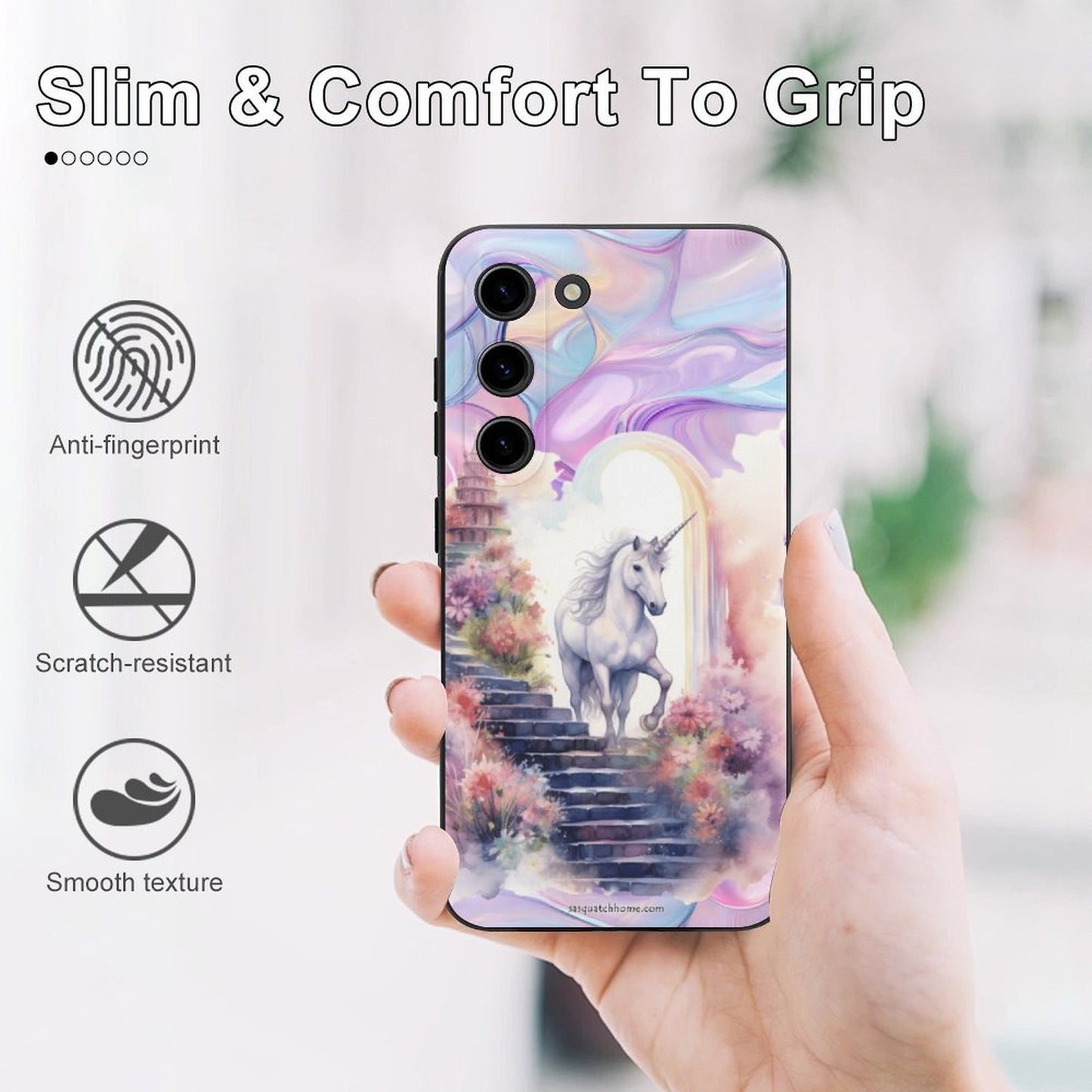 Unicorn, Samsung S23 Series TPU Cell Phone Case