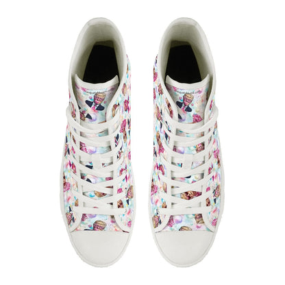 20 Donald Trump Designs, Women's High Top Canvas Shoes