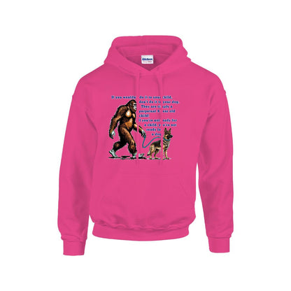 Sasquatch, Bigfoot Design, Gildan 18500 Poly-Cotton Hoodie
